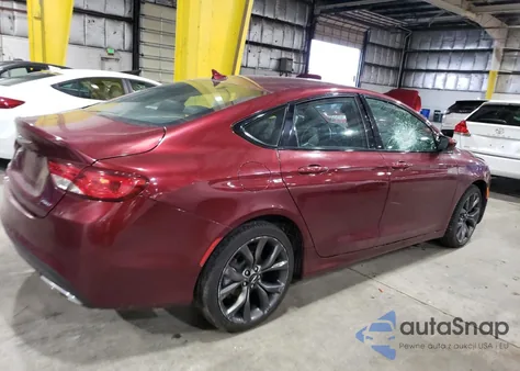 2015 Chrysler 200 S z USA, uszkodzony, nr VIN 1C3CCCDG1FN584244